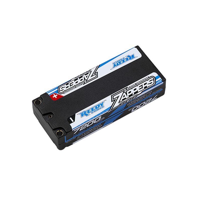 Team Associated Zappers SG6 7200mAh 135C 7.6V Long-Shorty LiPo Battery for 1/8 Scale