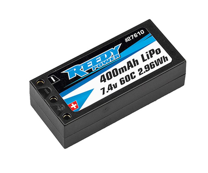 Team Associated Reedy Power 400mAh 60C 7.4V 2S LiPo Battery for 1/28 Scale RC