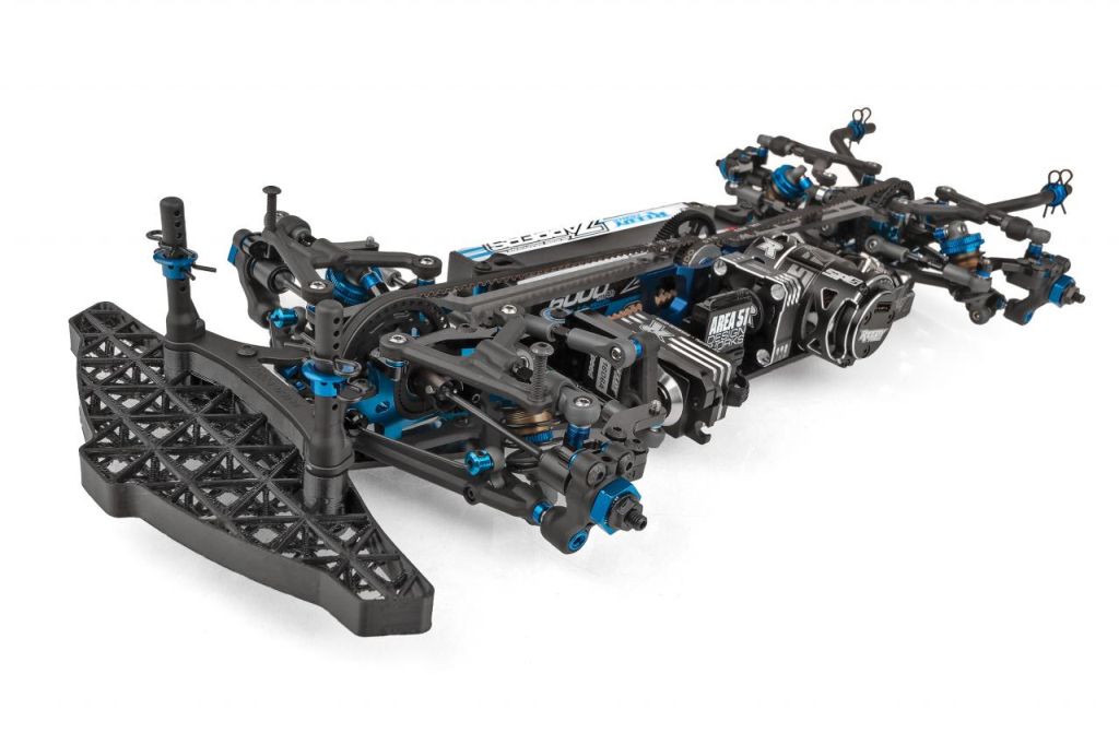 Team Associated RC10 TC8 Graphite-Spec Team Kit 1/10 Scale 4WD On-Road Touring Car - Carbon Fiber Chassis