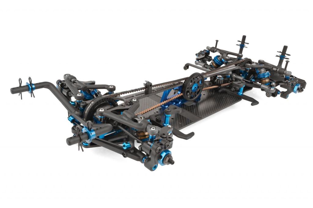 Team Associated RC10 TC8 Graphite-Spec Team Kit 1/10 Scale 4WD On-Road Touring Car - Carbon Fiber Chassis