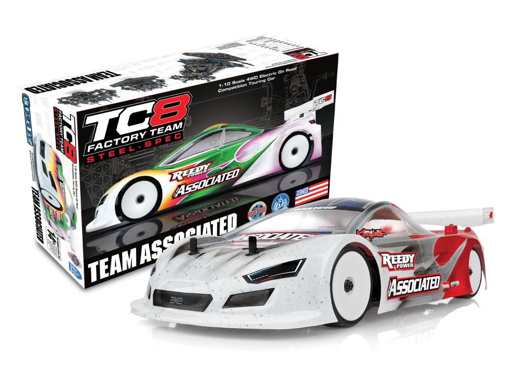 Team Associated RC10 TC8 Steel-Spec Team Kit 1/10 Scale 4WD On-Road Touring Car - Steel Chassis