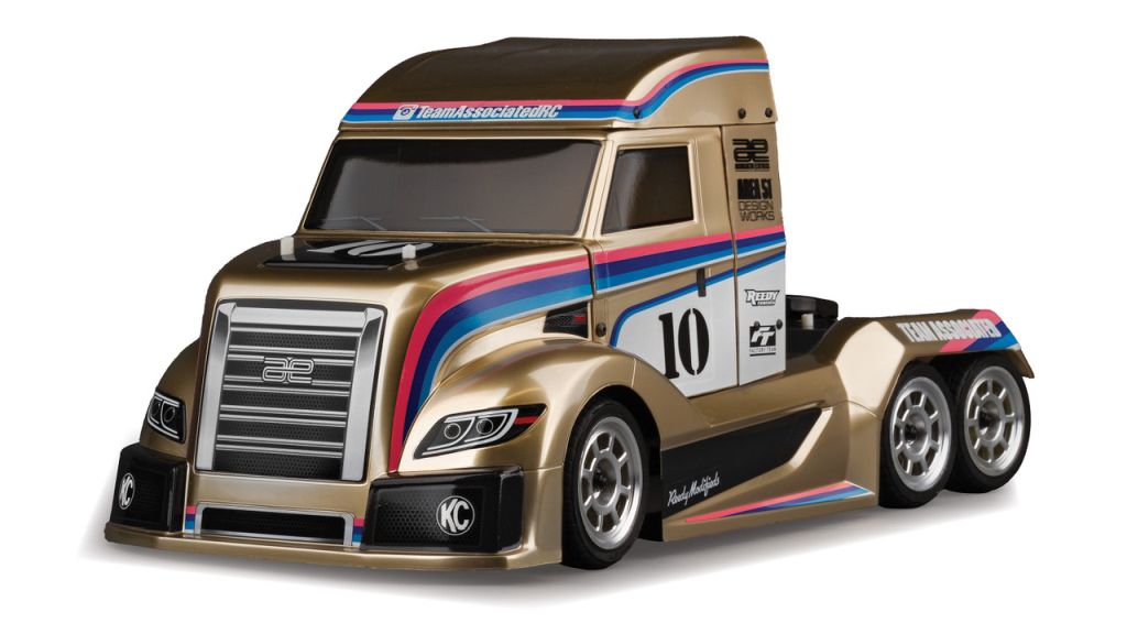 Team Associated RC10 American Custom 6x6 1/10 Scale Electric Semi-Truck Kit - Metallic Gold