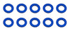 Team Associated 5.5x0.5mm Blue Aluminum Ballstud Washers 10-Pack