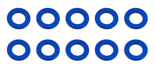 Team Associated 5.5x0.5mm Blue Aluminum Ballstud Washers 10-Pack