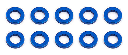 Team Associated 5.5x1.0mm Blue Aluminum Ballstud Washers 10-Pack