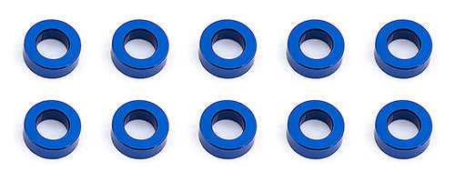 Team Associated 5.5x2.0mm Blue Aluminum Ballstud Washers 10-Pack