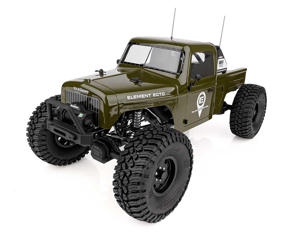 Element RC Enduro Ecto 4x4 RTR 1/10 Scale Trail Truck Rock Crawler (Green)