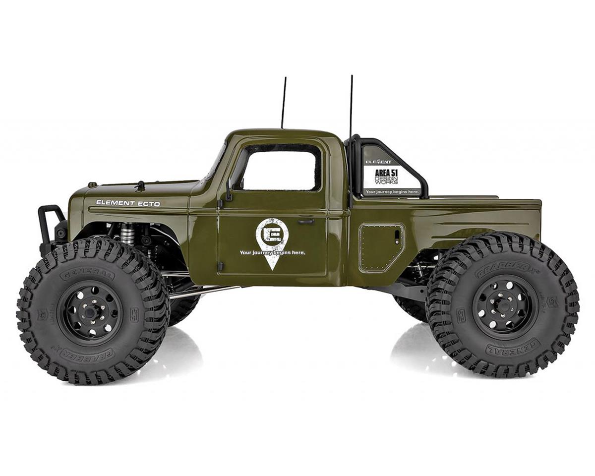 Element RC Enduro Ecto 4x4 RTR 1/10 Scale Trail Truck Rock Crawler Combo (Green)