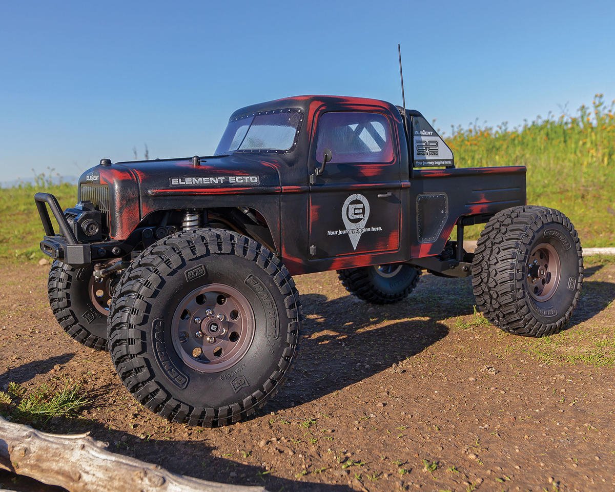 Element RC Enduro Ecto 4WD Trail Truck RTR 1/10 Scale Rock Crawler (Black)