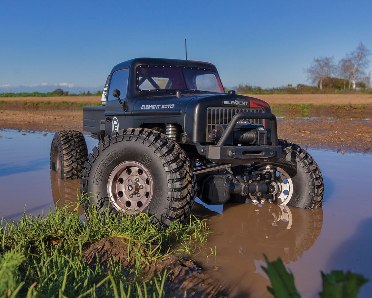 Element RC Enduro Ecto 4WD Trail Truck RTR 1/10 Scale Rock Crawler (Black)