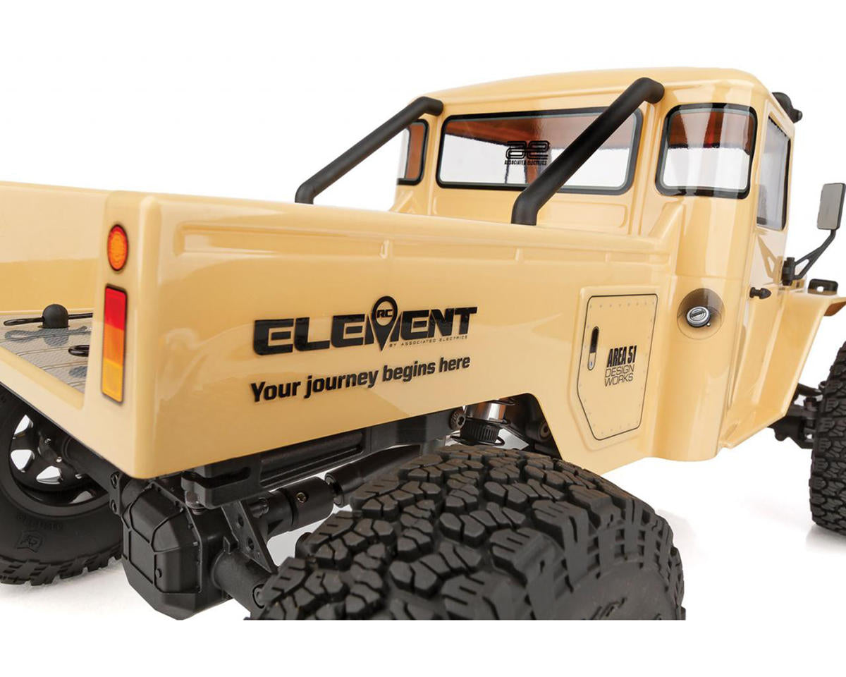Element RC Enduro Zuul 1/10 Scale 4WD Trail Truck RTR - Tan