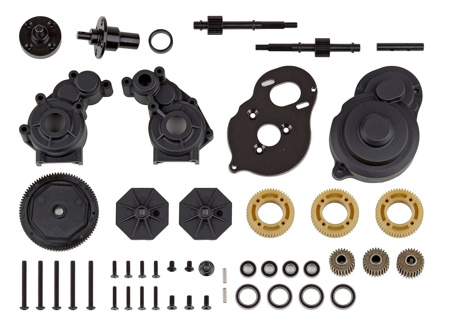 Team Associated Enduro Stealth X Gearbox Kit with Adjustable Front Overdrive
