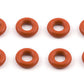 Team Associated Red Silicone O-Rings for RC Shock Absorbers