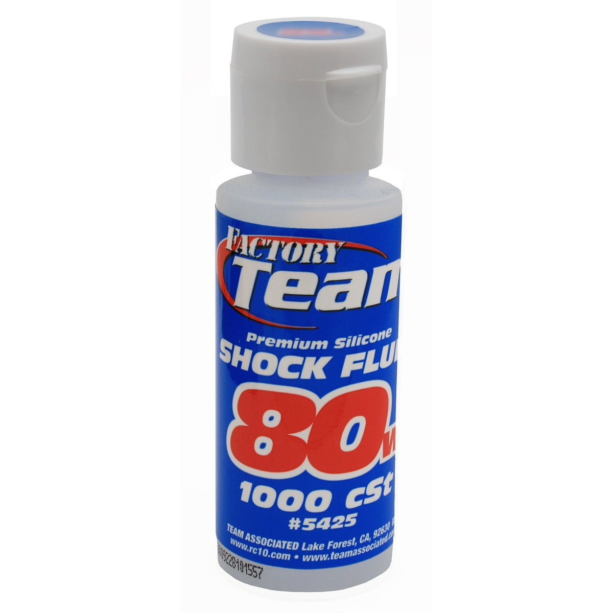 Team Associated 80 Weight Silicone Shock Oil 2oz RC Suspension Fluid