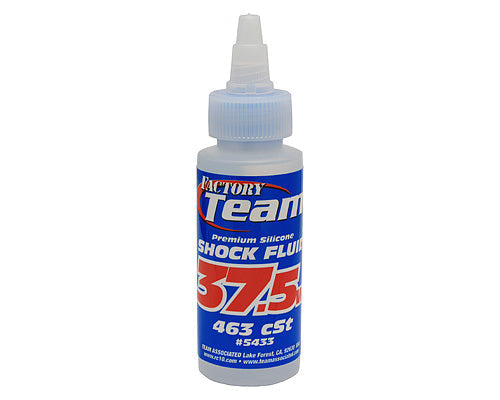 Team Associated 37.5 Weight Silicone Shock Oil 2oz RC Suspension Fluid