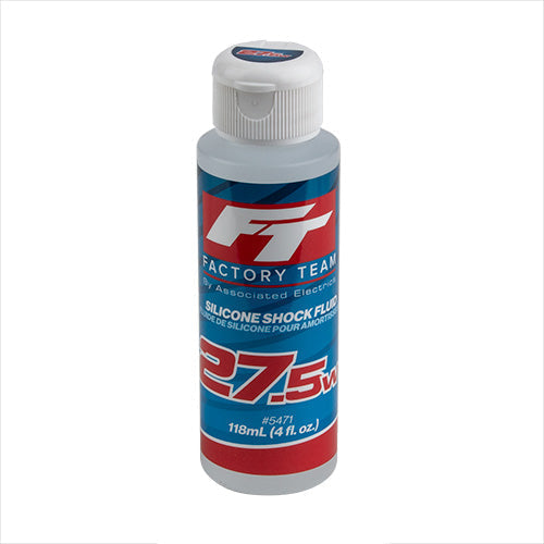 Team Associated 27.5 Weight Silicone Shock Oil 4oz 313cSt RC Suspension