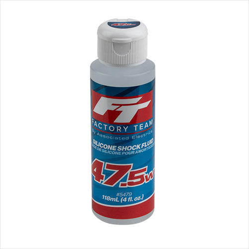 Team Associated 47.5 Weight Silicone Shock Oil 4oz 613cSt RC Suspension
