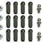 Team Associated RC10 Ballstud Set 0.20 inch - Silver