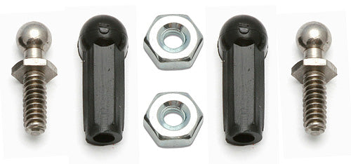 Team Associated RC10 Ballstud Set 0.30 inch - Silver