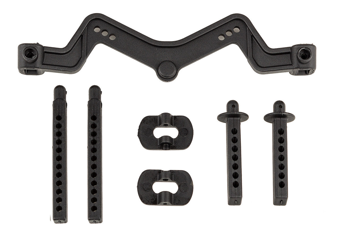 Team Associated DR10 Body Mount and Post Set for 1/10 Scale Drag Racing Vehicle