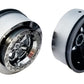 Team Associated Drag Rear Wheels 2.2 in / 3.0 in 12mm Hex Black Chrome