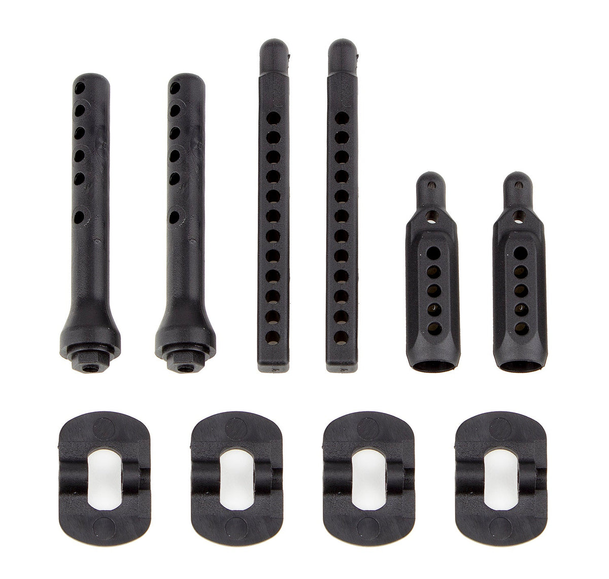 Team Associated SR10 Body Post Set for 1/10 Scale Oval Racing Vehicles
