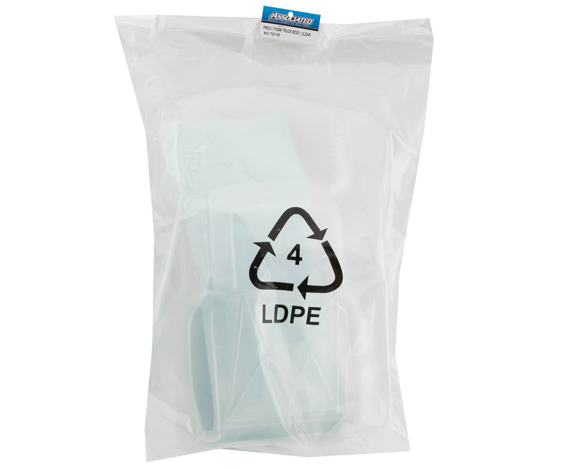 Team Associated Pro2 LT10SW Clear Lexan Truck Body Shell