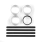 Team Associated DC10 Factory Team Adjustable Wheel Rims Silver