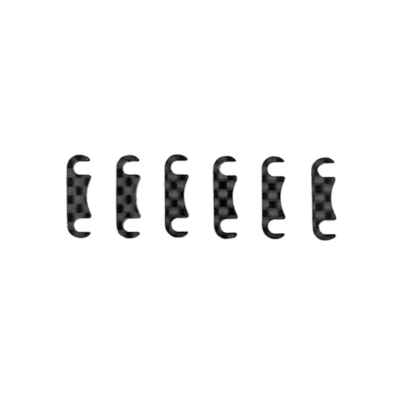 Team Associated DC10 Factory Team Carbon Fiber Hub Link Shim Set – Roll Center Tuning