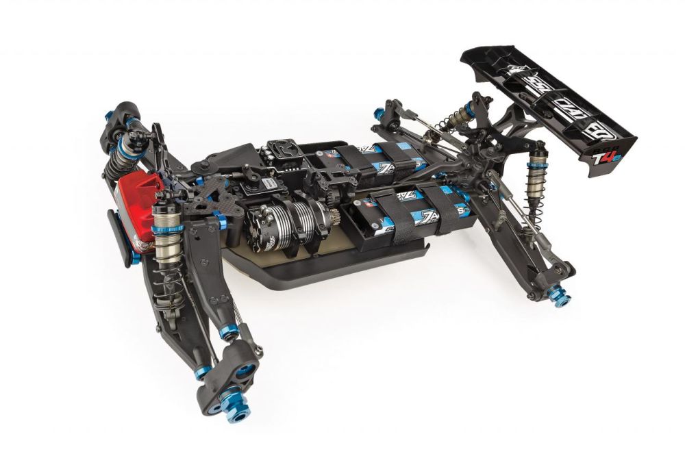 Team Associated RC8T4e Team Competition 1/8 Scale 4WD Electric Off-Road Truggy Kit with Gearbox Upgrade