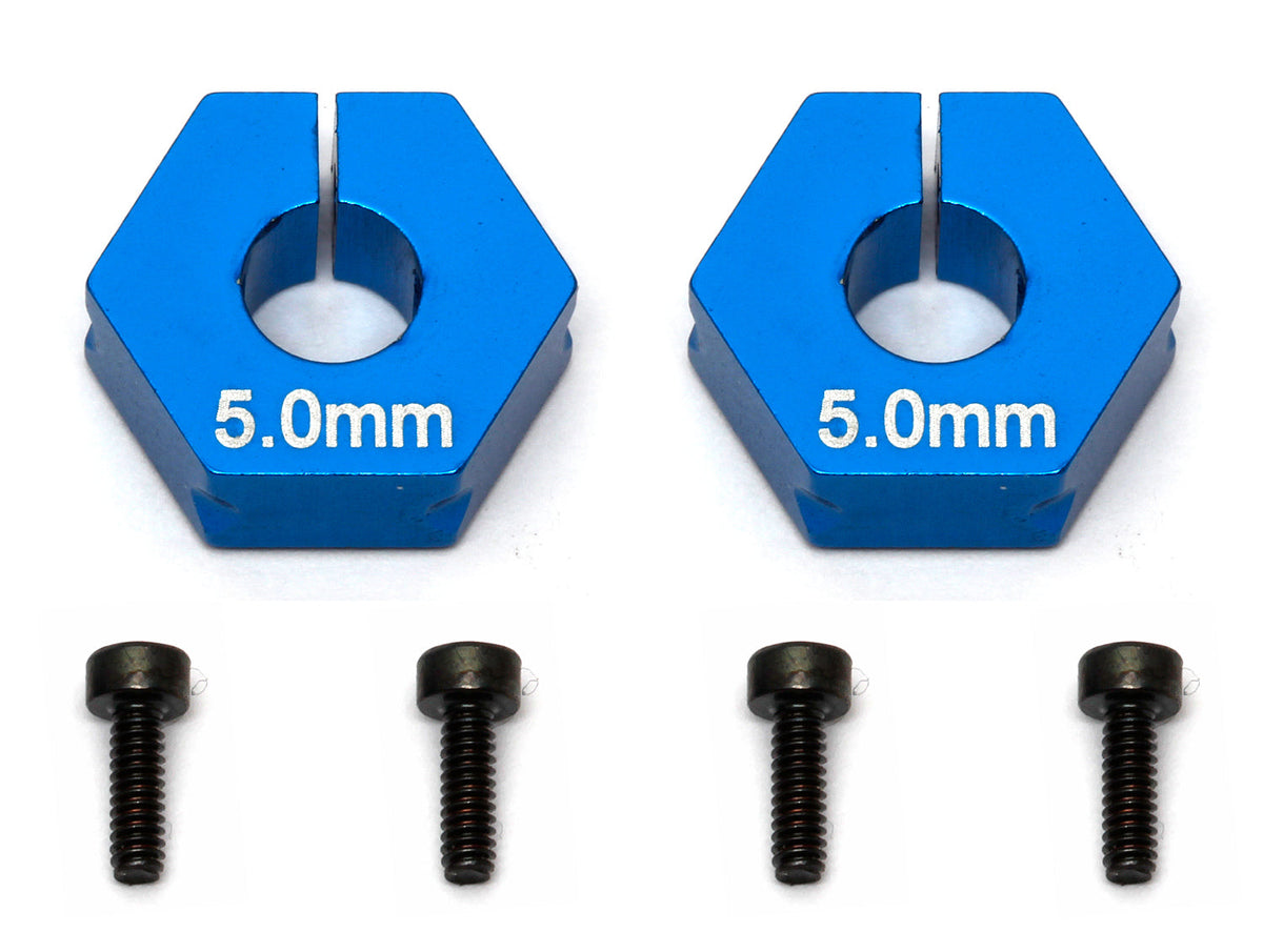 Team Associated Factory Team 5.0mm Clamping Wheel Hexes - Narrow Width