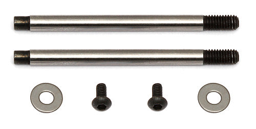 Team Associated Factory Team 3x21mm Shock Shaft V2 Chrome