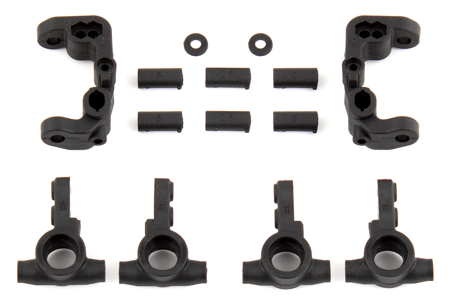 Team Associated Caster and Steering Blocks - RC10 B6 Front Suspension Set
