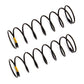 Team Associated Rear Shock Springs Yellow 2.30 lb/in for B6.1 (61mm)