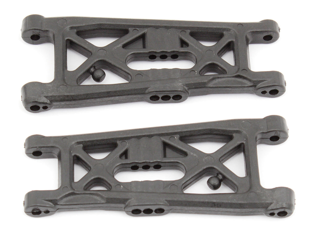 Team Associated RC10B6 Factory Team Front Suspension Arms Flat Carbon Fiber