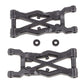 Team Associated RC10B6.2 Factory Team Rear Suspension Arms 75mm Carbon Fiber