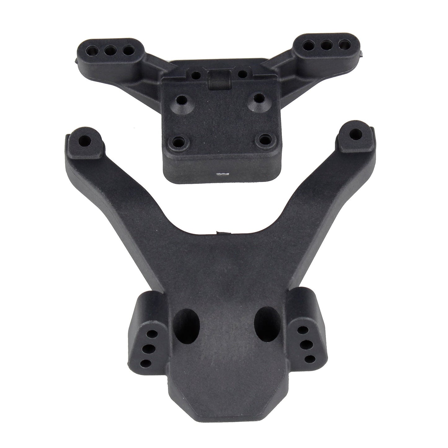 Team Associated RC10B6 Factory Team Top Plate Ballstud Mount Carbon