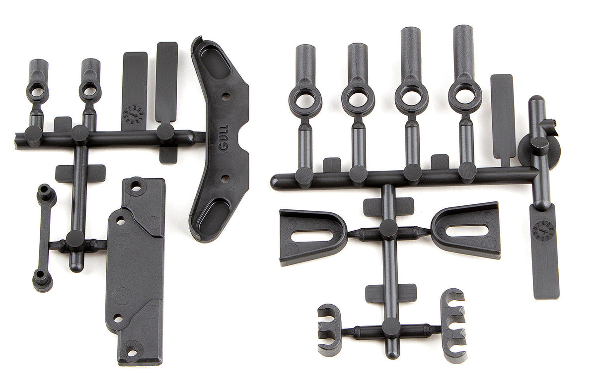 Team Associated RC10B6.3 Tower Covers Wire Clips Rod Ends
