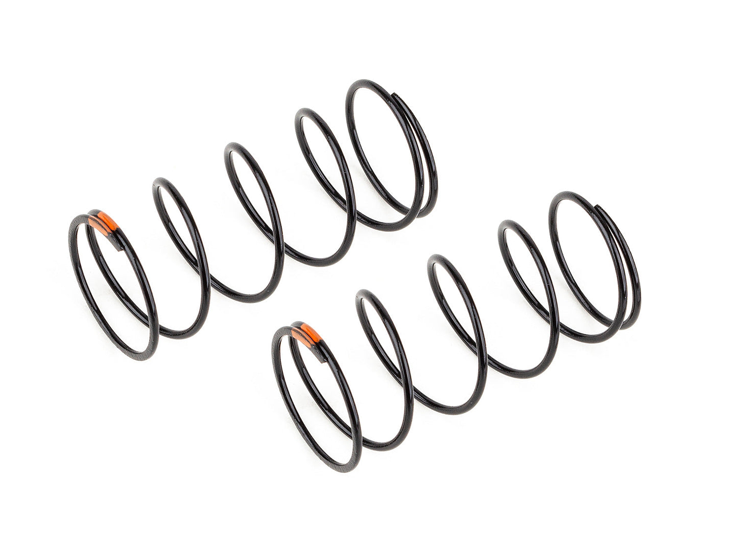 Team Associated 13mm Front Shock Springs Orange 4.3lb/in L44 6.0T 1.2D B6.4