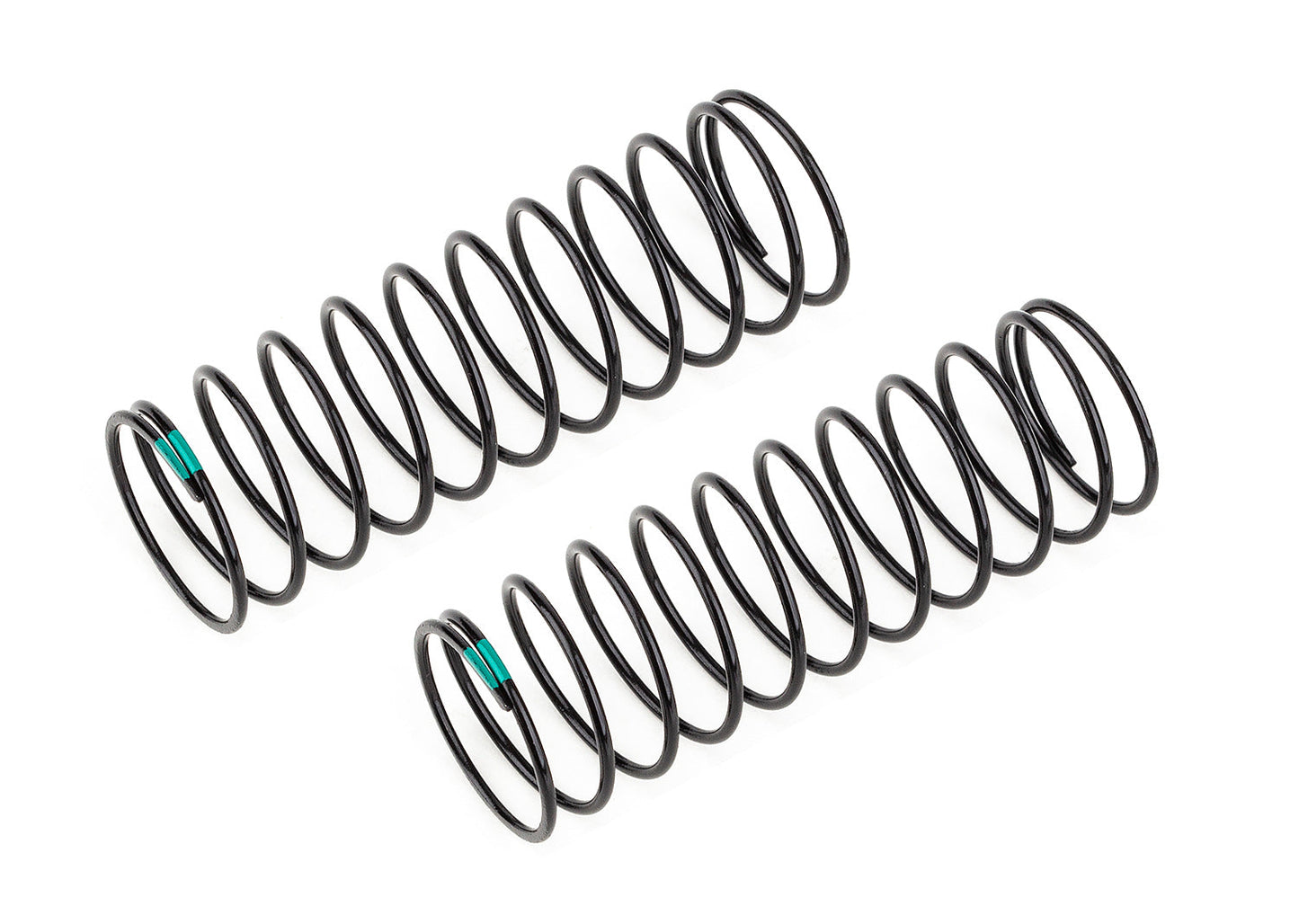 Team Associated 13mm Rear Shock Springs Green 1.8lb/in L61 11.5T 1.2D B6.4