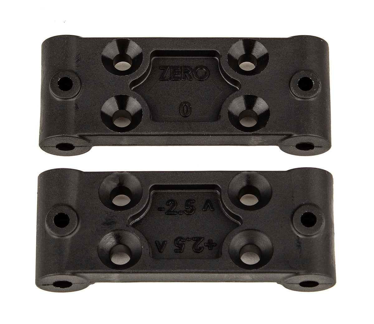 Team Associated RC10B6.4 Front Bulkhead Set (0 degree and 2.5 degree)