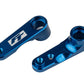 Team Associated RC10B6.4 Factory Team Steering Bellcranks Blue Aluminum
