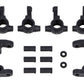 Team Associated RC10B6.4 1mm Scrub Caster and Steering Blocks Carbon