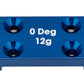 Team Associated RC10B6.4 Front Bulkhead (0 Degree) Blue Aluminum