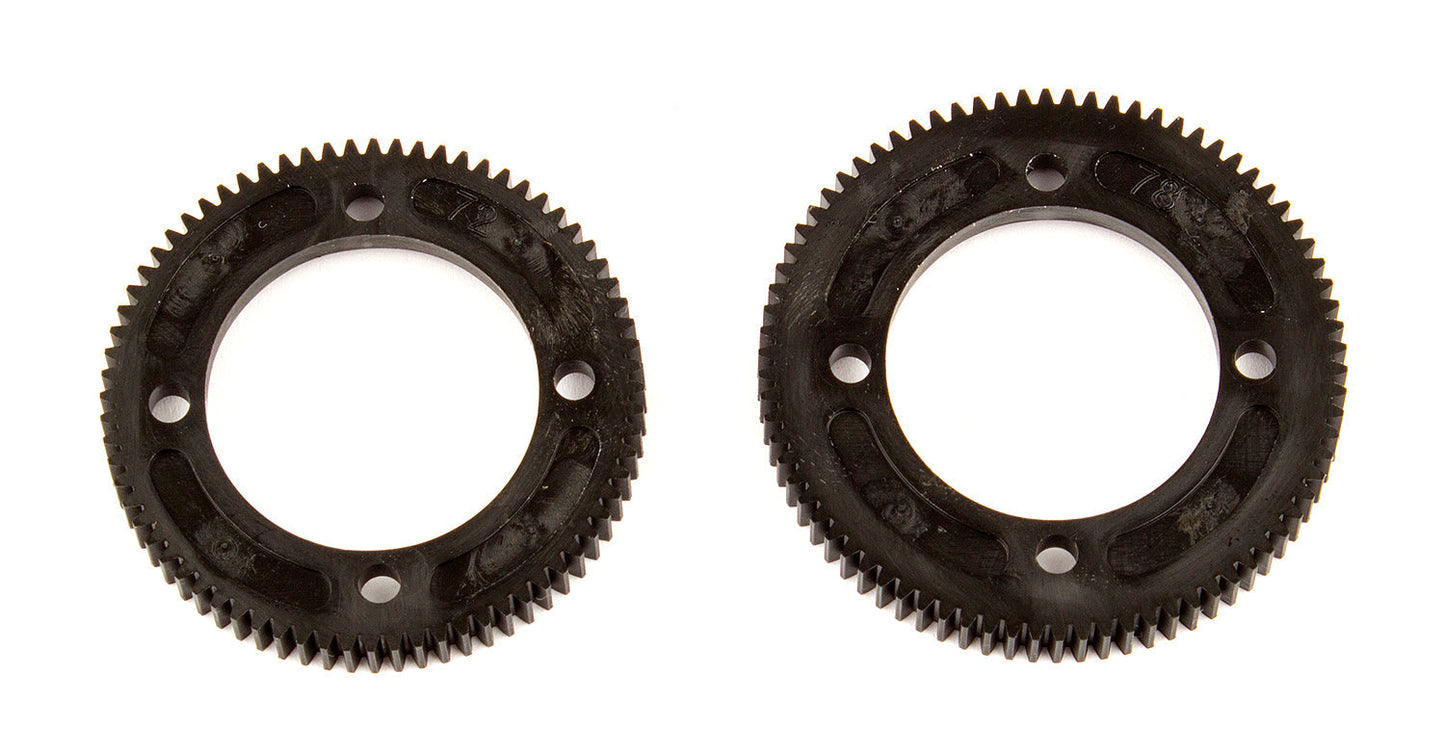 Team Associated Center Differential Spur Gears for B74 72/78 Tooth