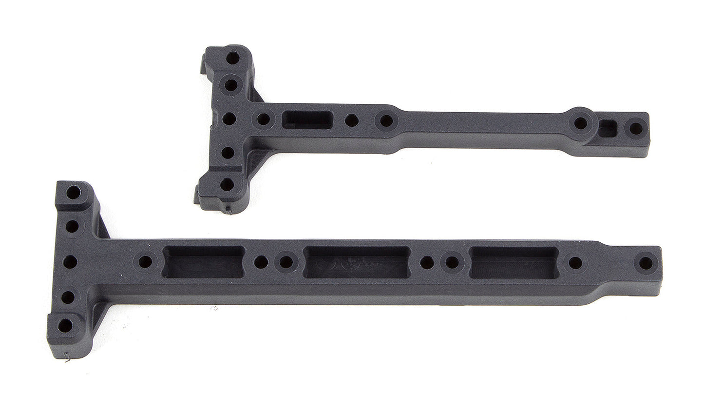 Team Associated RC10B74.1 Factory Team Chassis Braces Carbon Fiber