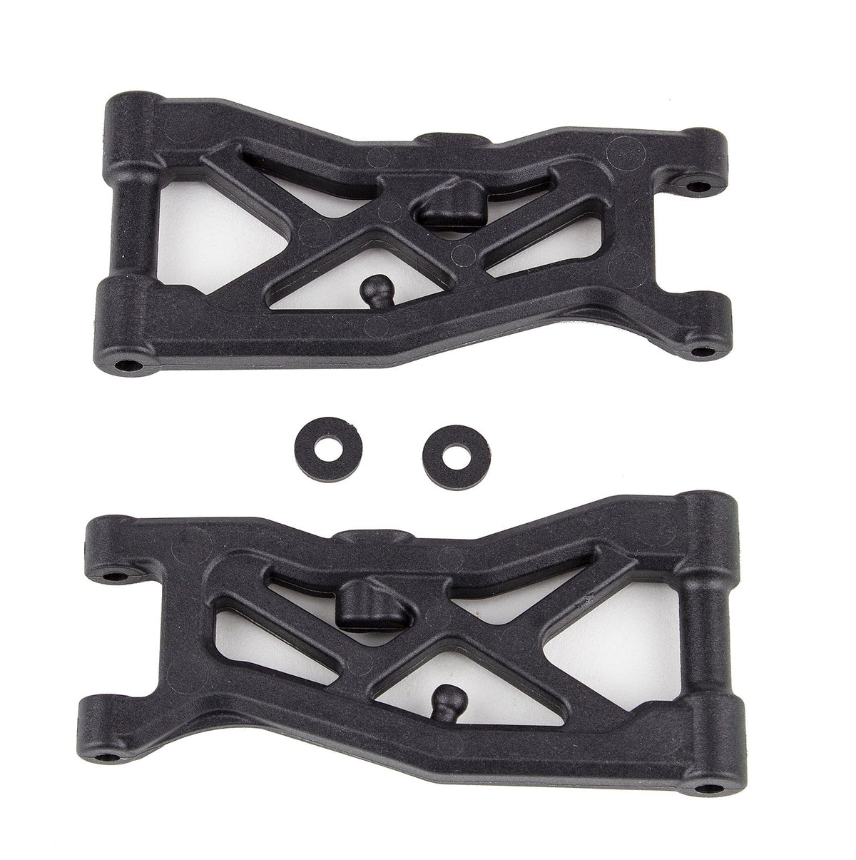 Team Associated RC10B74.2 Factory Team Front Suspension Arms Gull Wing Carbon