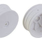 Team Associated 4WD 2.2 inch Front Wheels +1.5mm Offset White