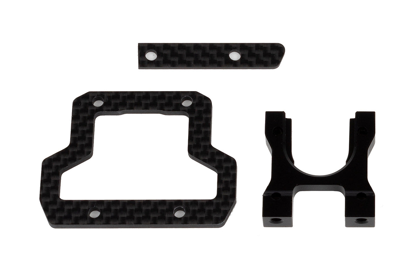Team Associated RC10B74.2 Center Bulkhead and Brace Set for Decoupled Slipper
