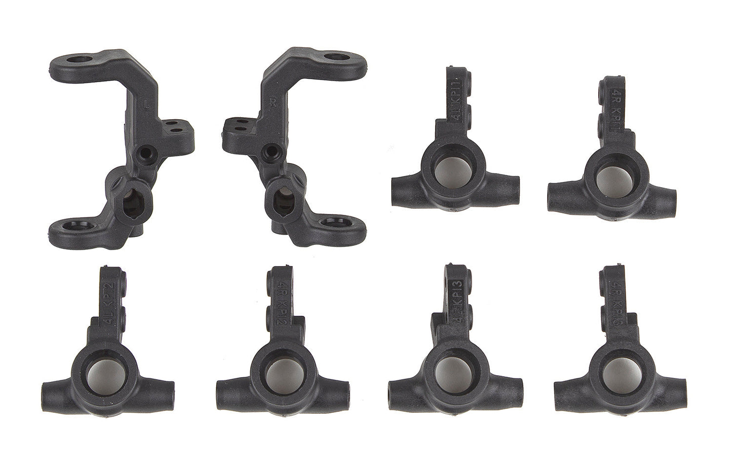 Team Associated RC10B7 Factory Team Carbon Caster and Steering Blocks